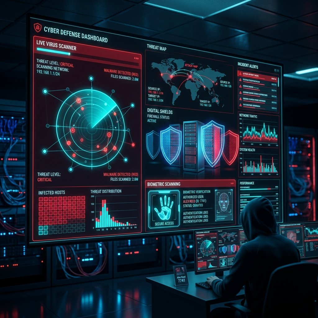 Cyber Security Services Illustration